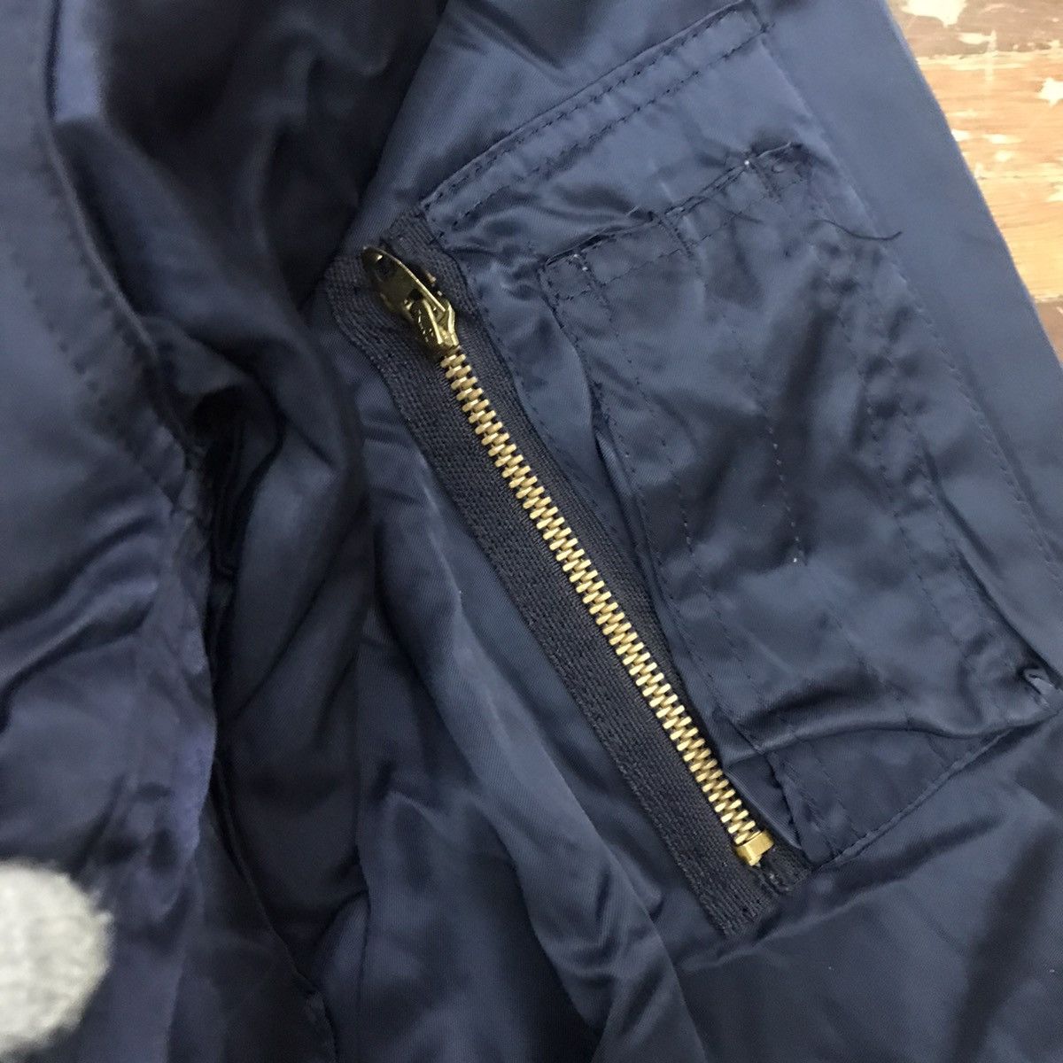 Japanese Brand × Vintage Vintage Houston Bomber / Flight Jacket C-ST—4516 Size US L / EU 52-54 / 3 - 5 Thumbnail