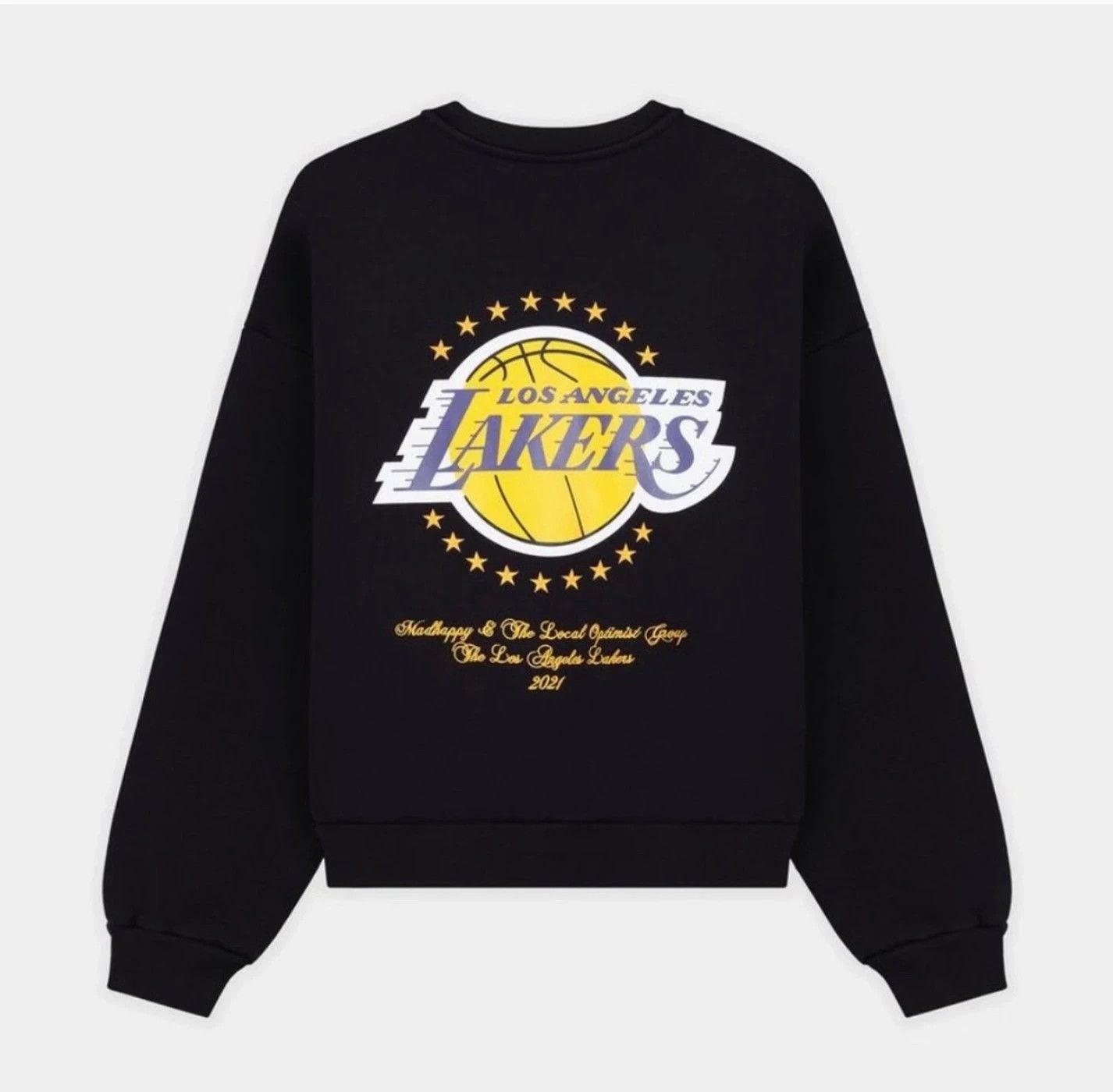 L.A. Lakers Madhappy Madhappy Lakers Heritage Crewneck Sweatshirt Grailed