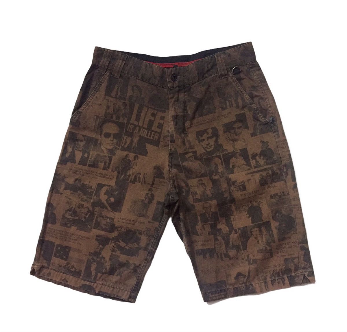 Andy Warhol ART & QUOTES BY ANDY WARHOL JOHNNY DEPP JMB SHORT PANTS Size US 31 - 1 Thumbnail