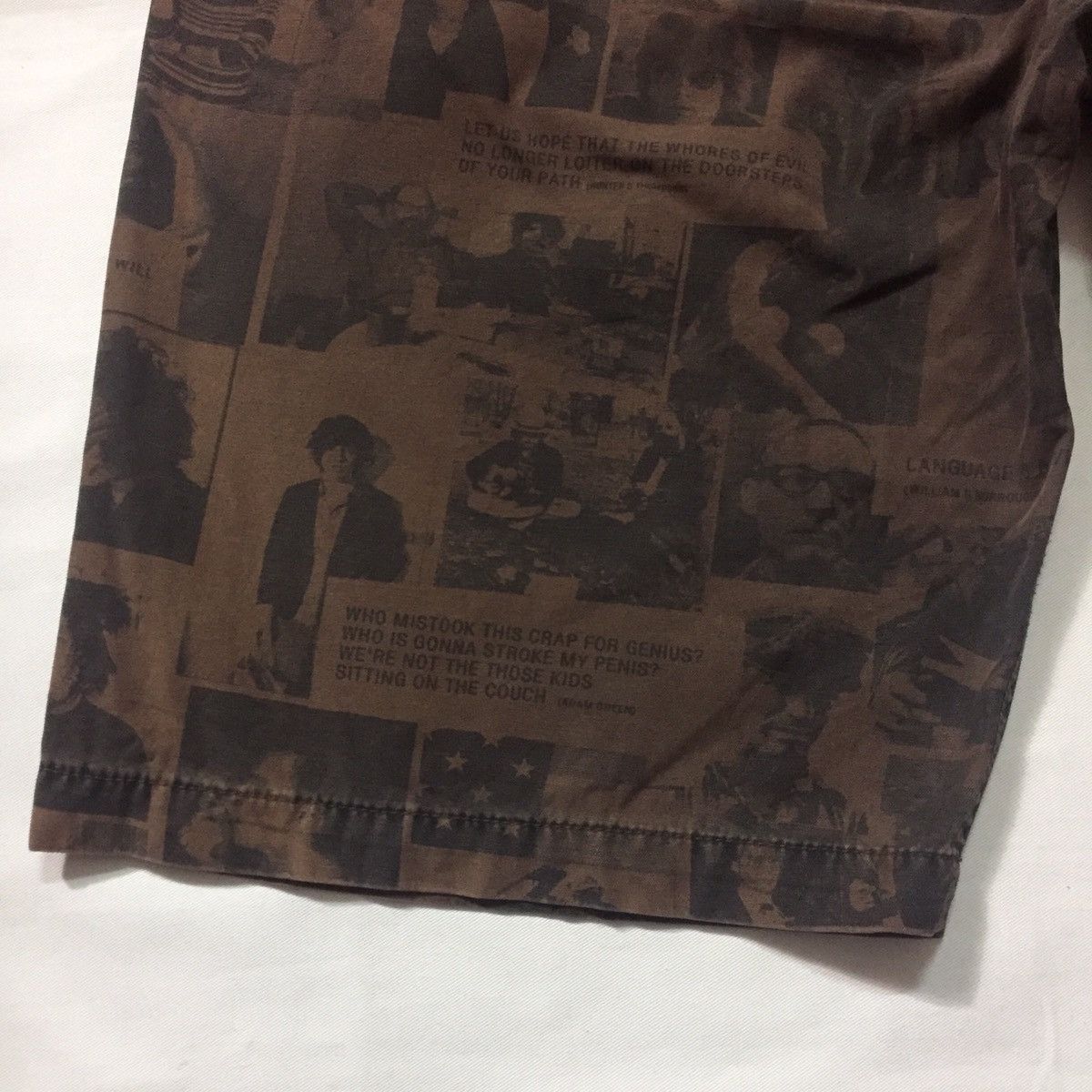 Andy Warhol ART & QUOTES BY ANDY WARHOL JOHNNY DEPP JMB SHORT PANTS Size US 31 - 17 Thumbnail