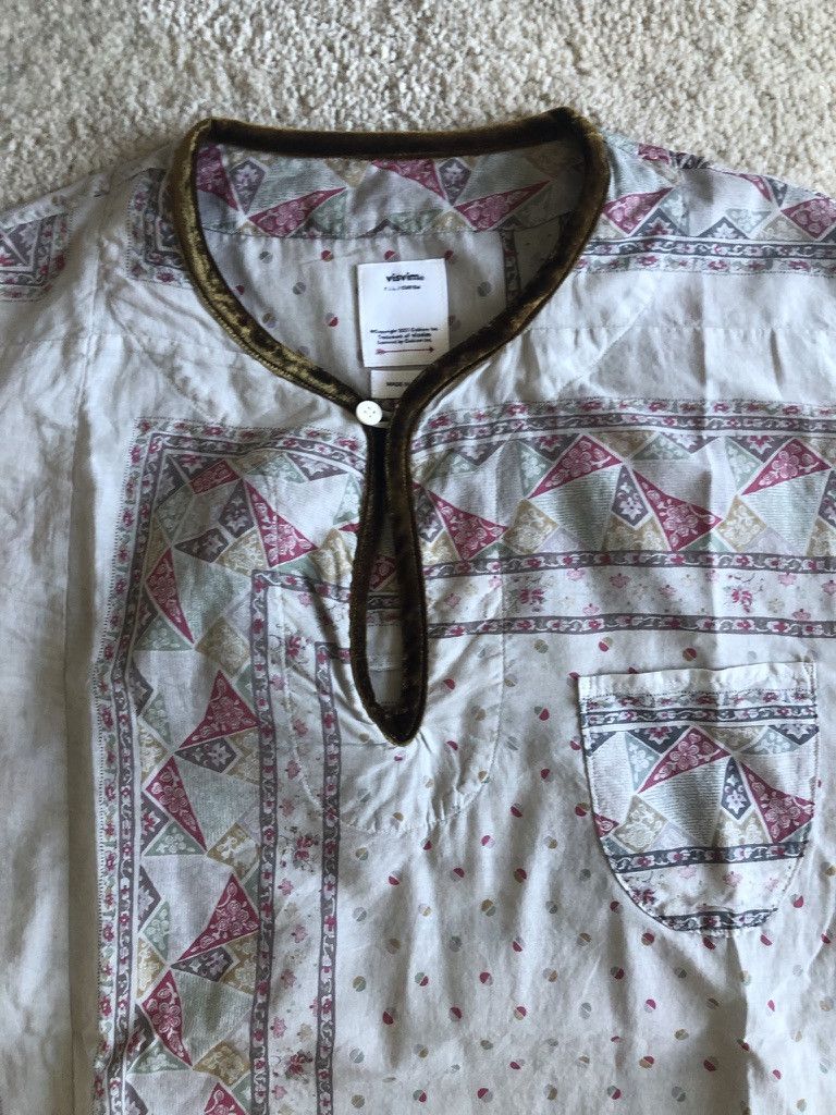 【SALE】visvim TUNIC P.O. PATCHWORK シャツ Visvim TUNIC P.O. PATCHWORK (N.D.) - GREY sz 4 | Grailed