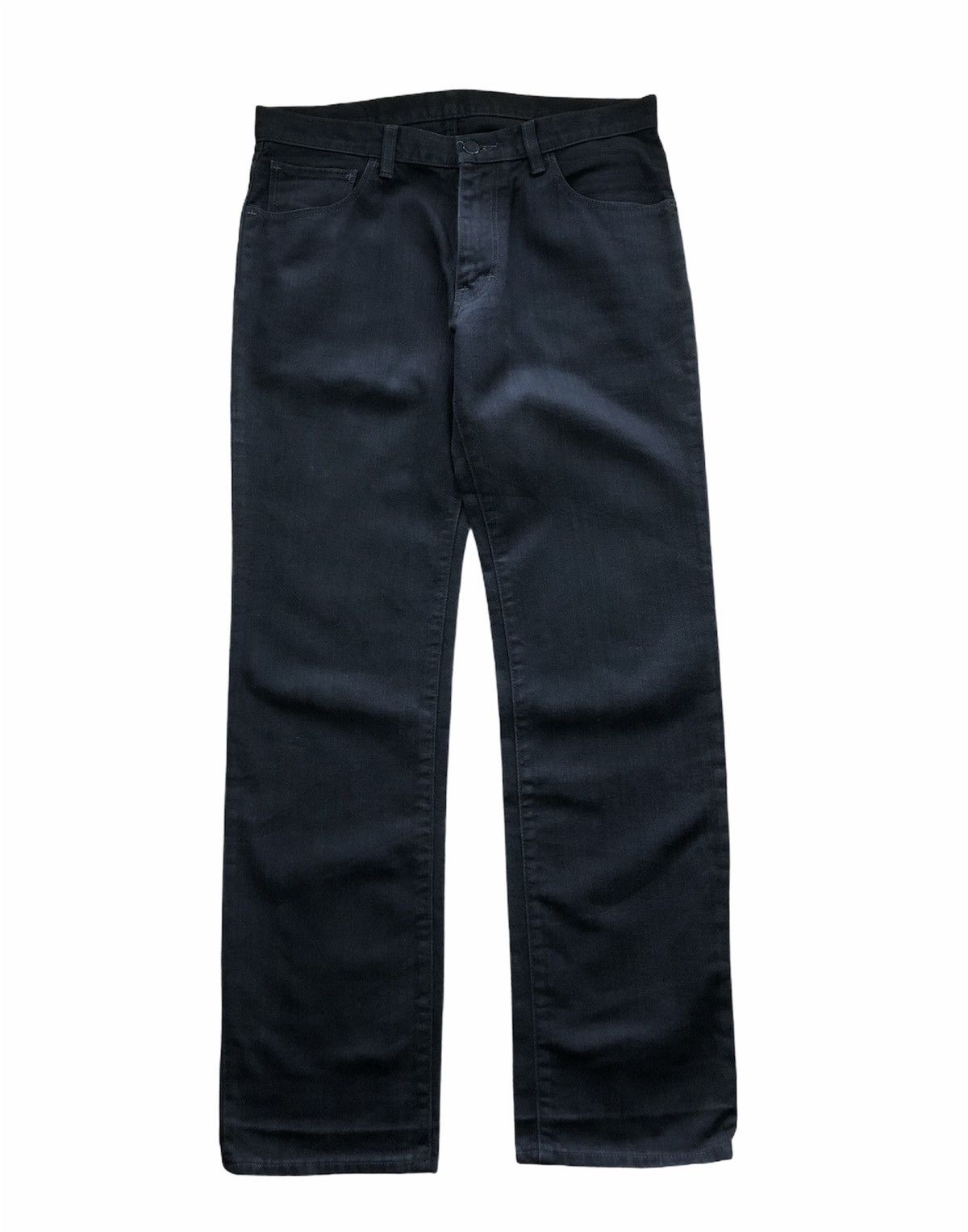パンツ Number(N)ine black denim pants Number (N)ine NUMBER NINE FW06 NOIR COATED BLACK PAIN DENIM JEANS