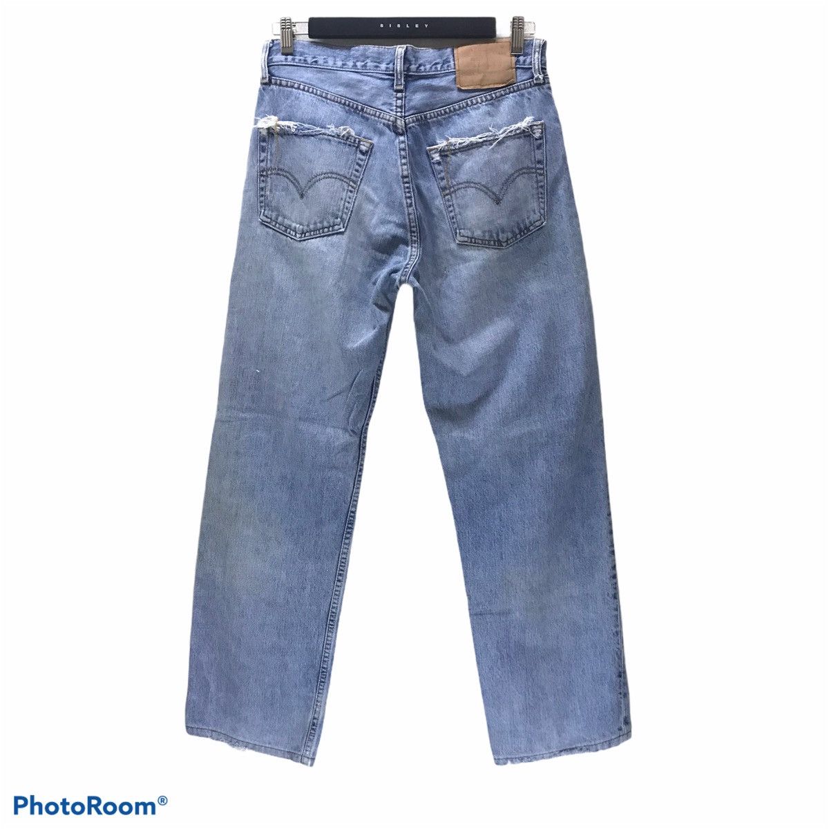 Levi's Levis 501 Distressed Denim Jeans Size US 31 - 2 Thumbnail