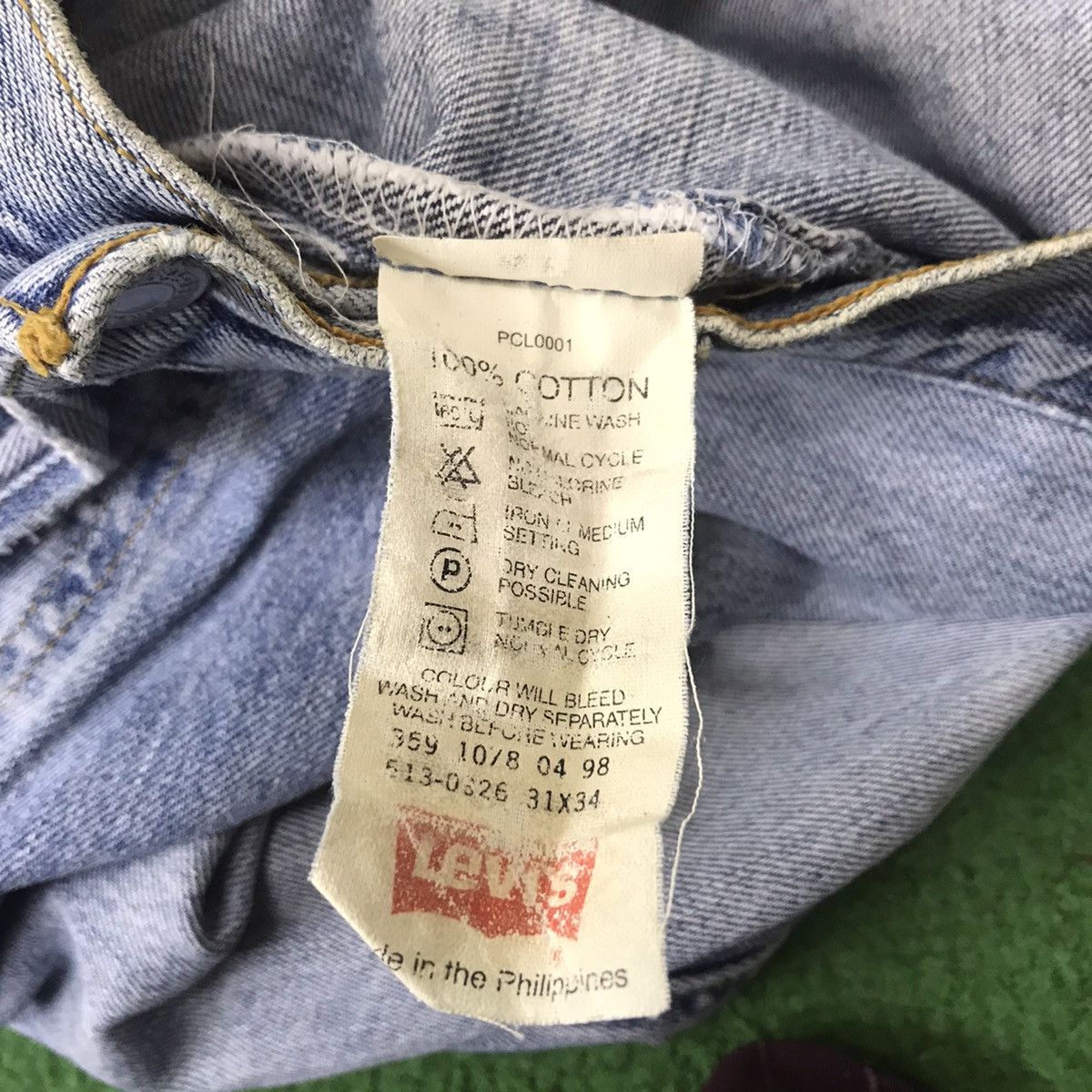 Levi's Levis 501 Distressed Denim Jeans Size US 31 - 20 Thumbnail