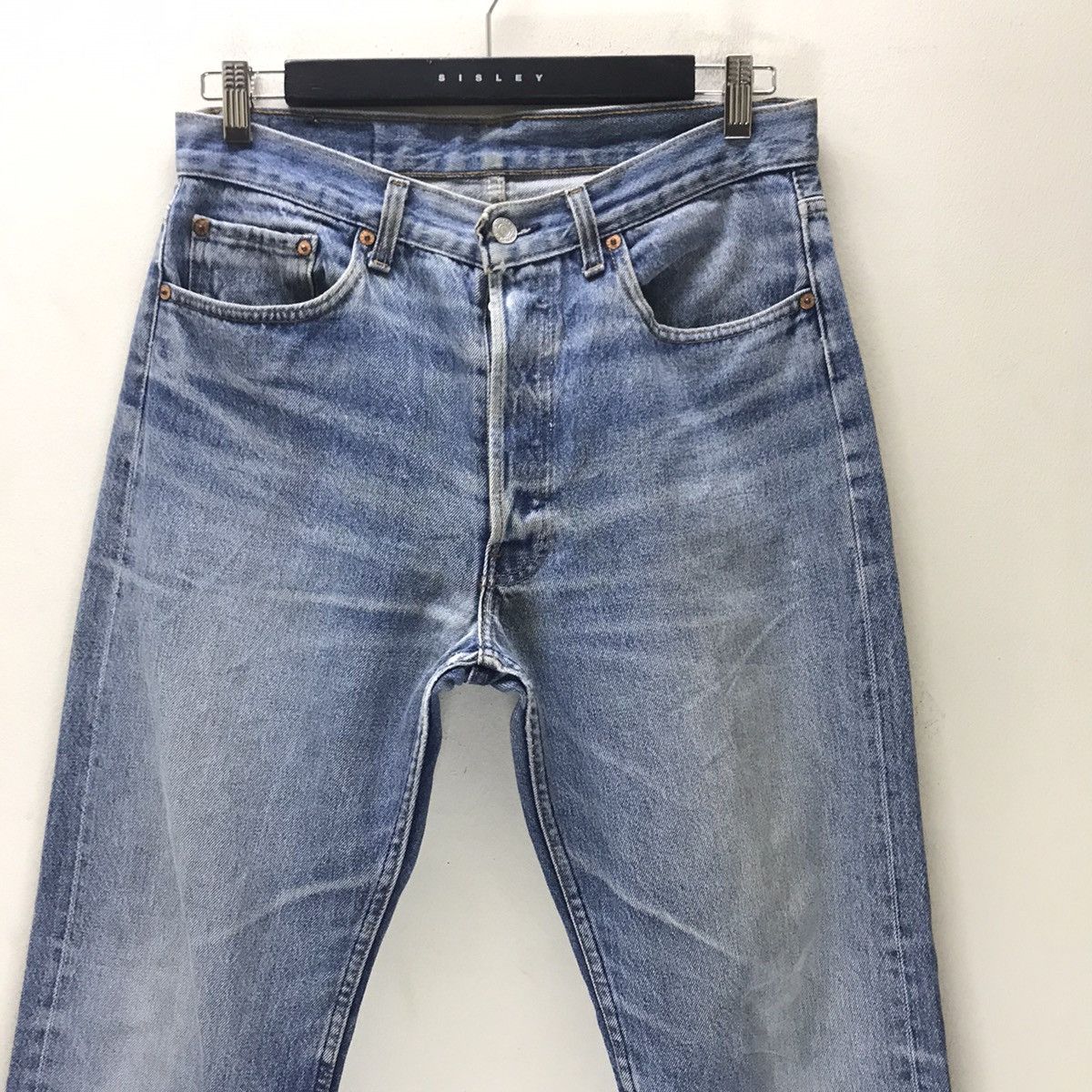 Levi's Vintage Levis 501xx Distressed Denim Nice Faded Size US 32 / EU 48 - 3 Thumbnail