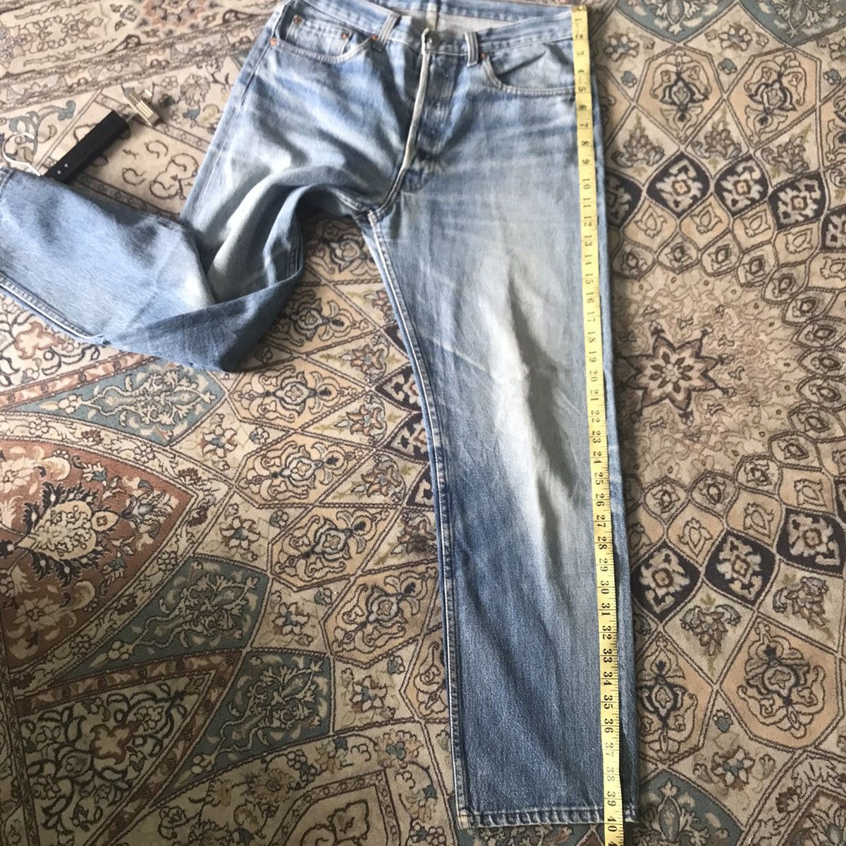 Levi's Vintage Levis 501xx Distressed Denim Nice Faded Size US 32 / EU 48 - 24 Thumbnail