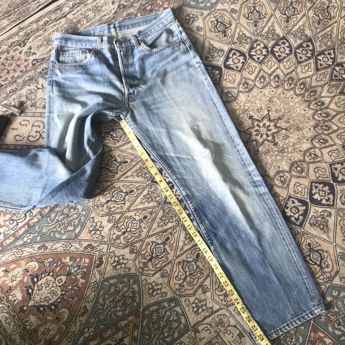 Levi's Vintage Levis 501xx Distressed Denim Nice Faded Size US 32 / EU 48 - 23 Thumbnail