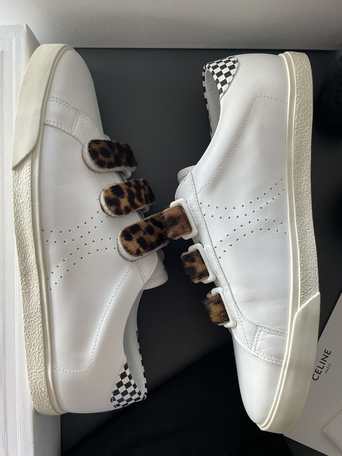 Celine × Hedi Slimane Super Runway Triomphe Celine Sneaker Brand New Size US 9 / EU 42 - 19 Thumbnail