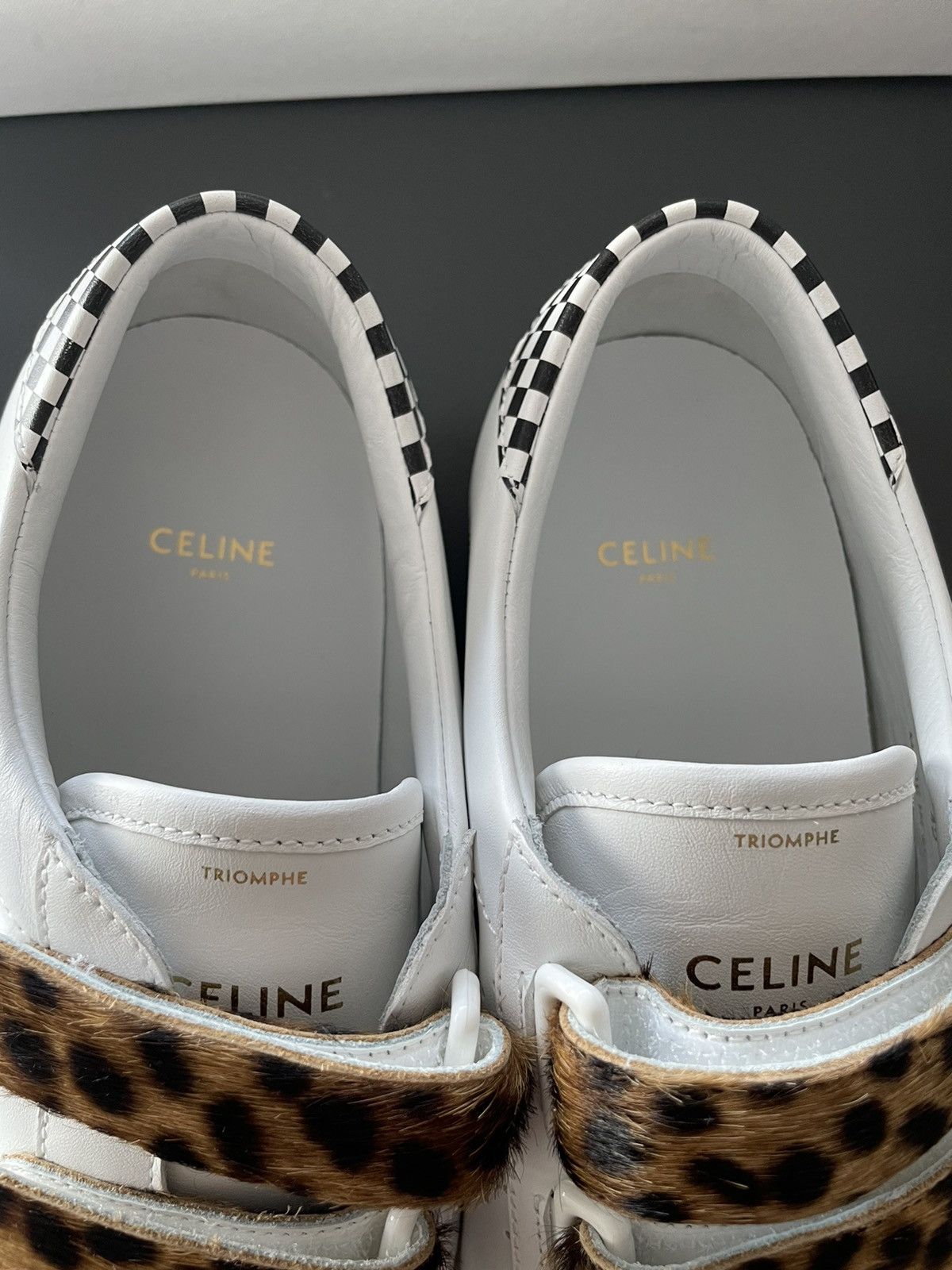 Celine × Hedi Slimane Super Runway Triomphe Celine Sneaker Brand New Size US 9 / EU 42 - 16 Thumbnail