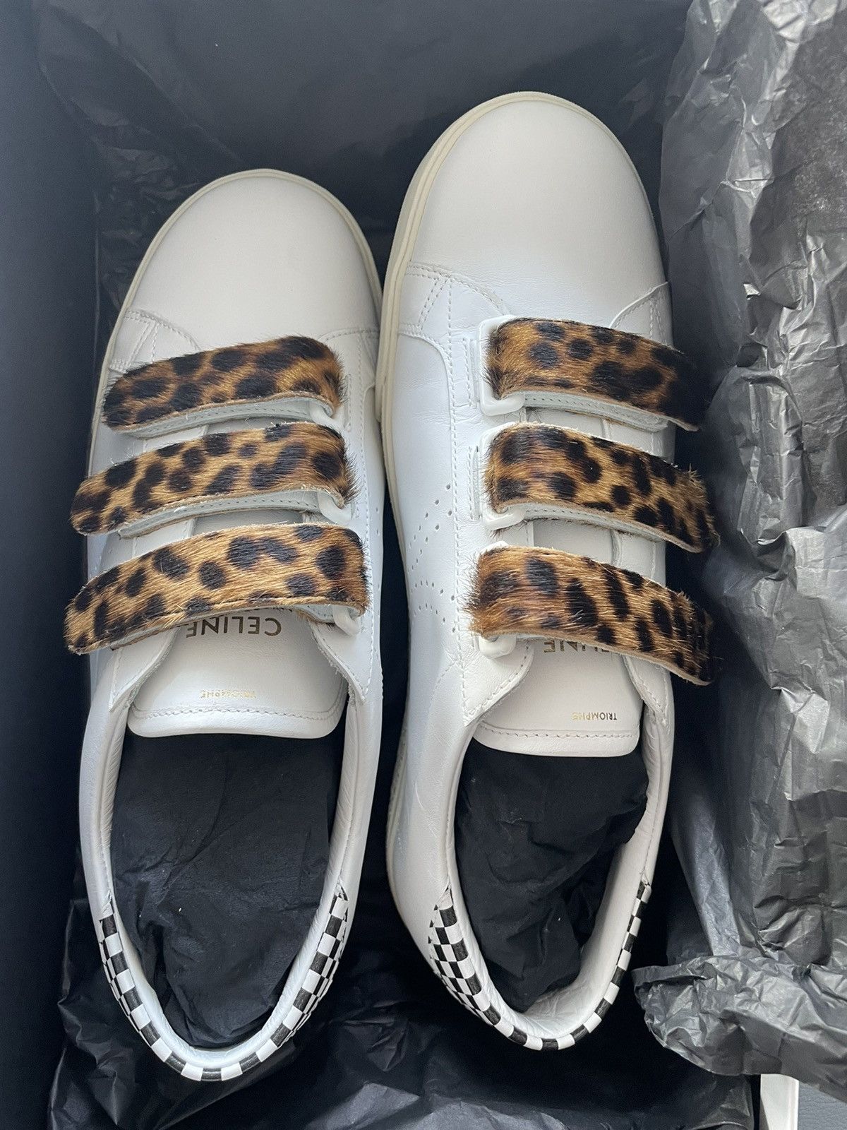 Celine × Hedi Slimane Super Runway Triomphe Celine Sneaker Brand New Size US 9 / EU 42 - 8 Thumbnail