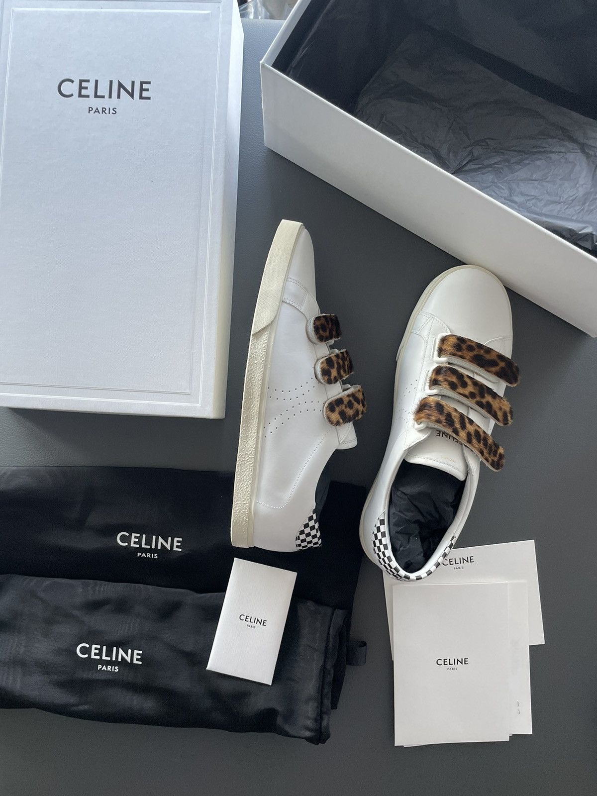 Celine × Hedi Slimane Super Runway Triomphe Celine Sneaker Brand New Size US 9 / EU 42 - 11 Thumbnail