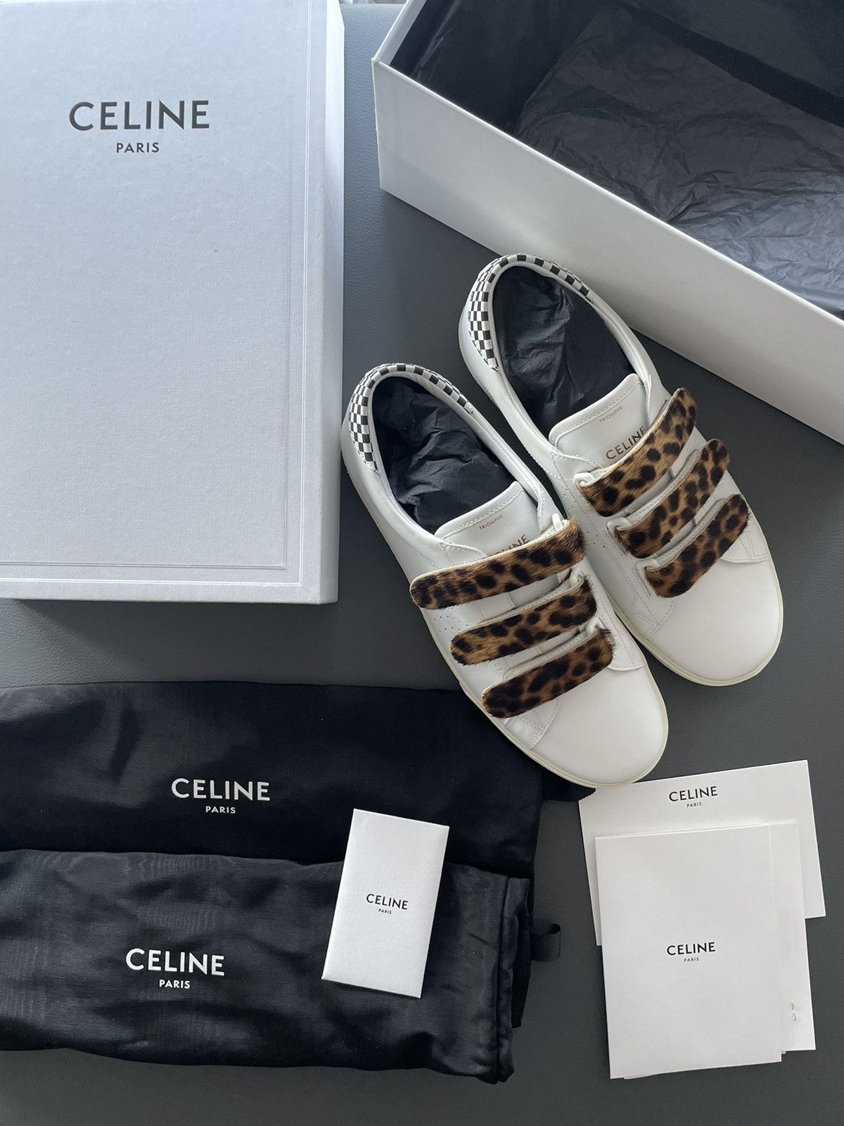 Celine × Hedi Slimane Super Runway Triomphe Celine Sneaker Brand