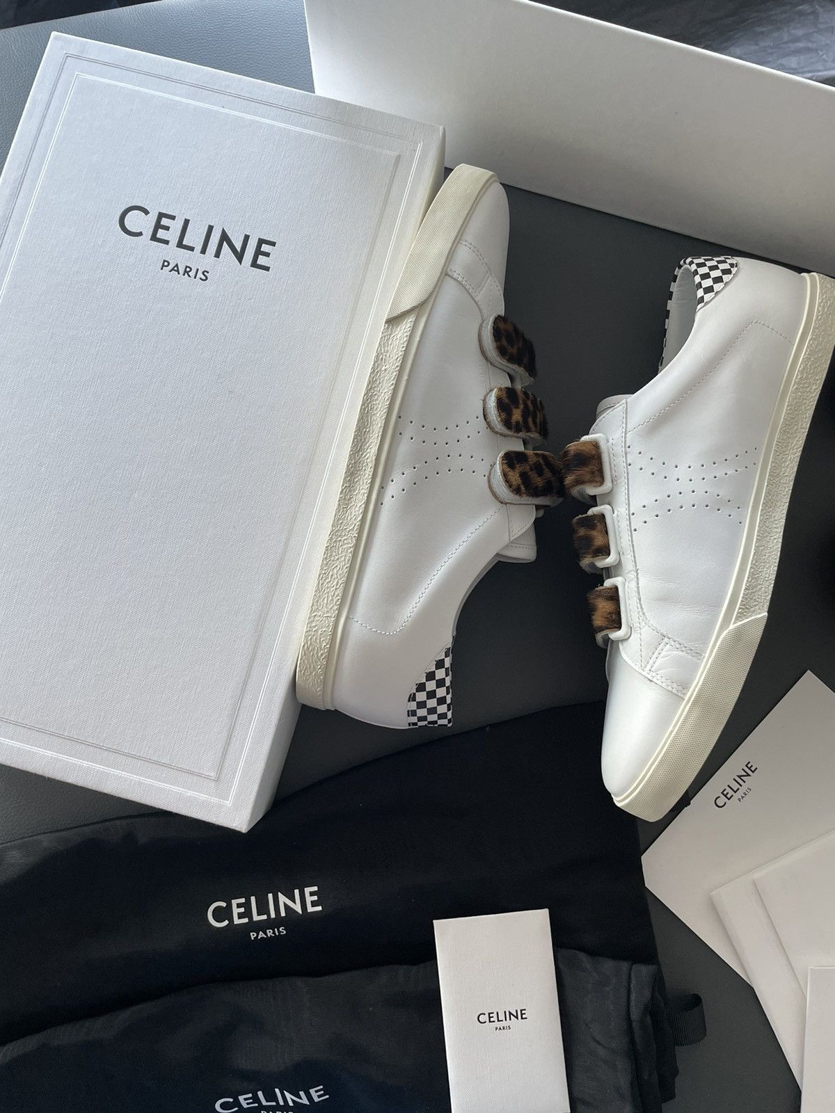 Celine × Hedi Slimane Super Runway Triomphe Celine Sneaker Brand New Size US 9 / EU 42 - 3 Thumbnail