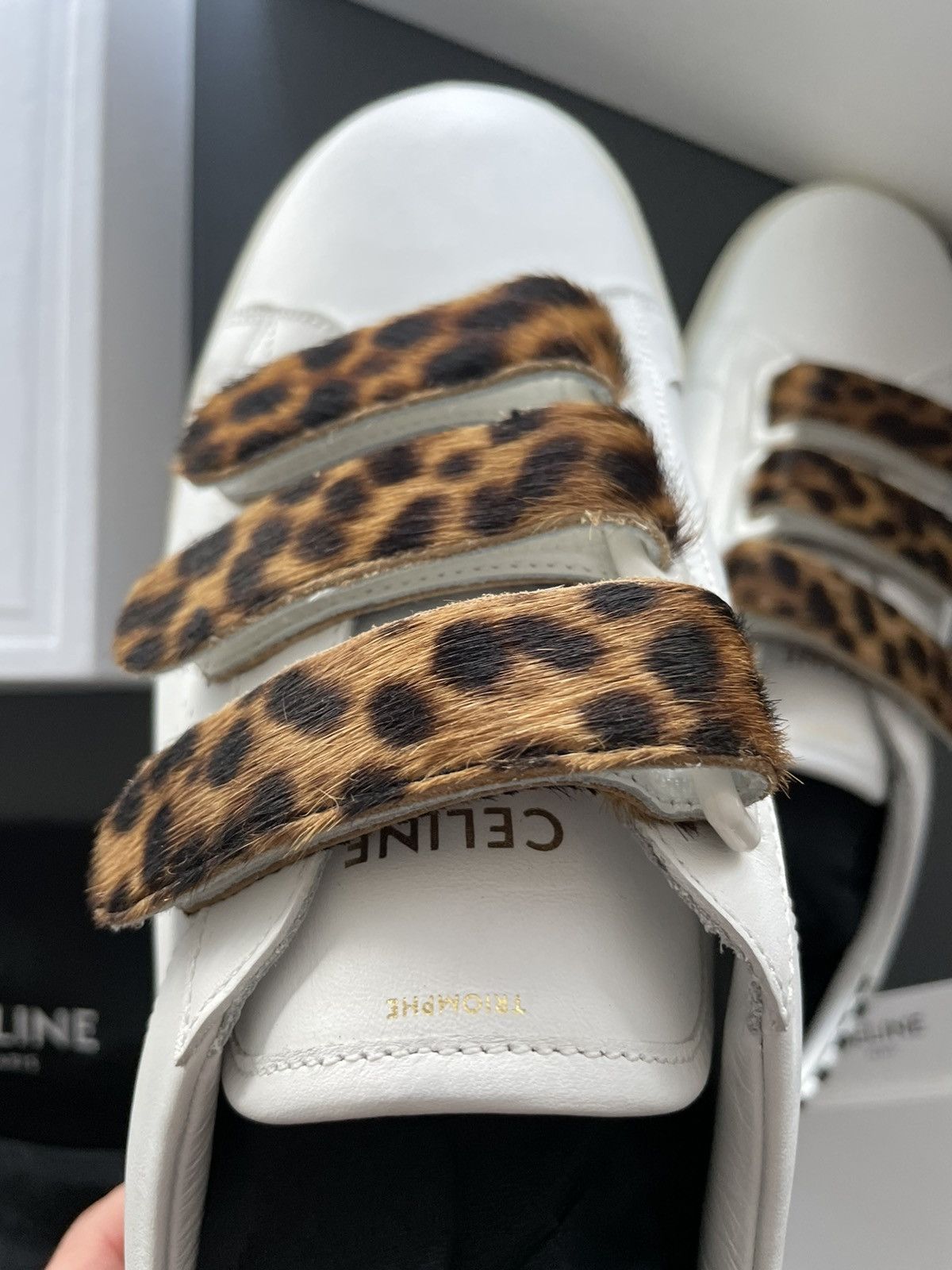 Celine × Hedi Slimane Super Runway Triomphe Celine Sneaker Brand New Size US 9 / EU 42 - 13 Thumbnail