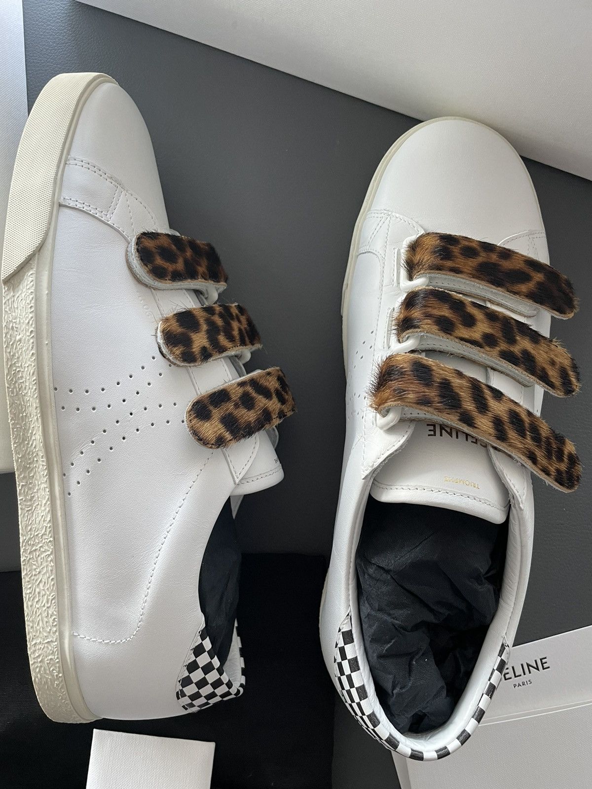 Celine × Hedi Slimane Super Runway Triomphe Celine Sneaker Brand New Size US 9 / EU 42 - 12 Thumbnail