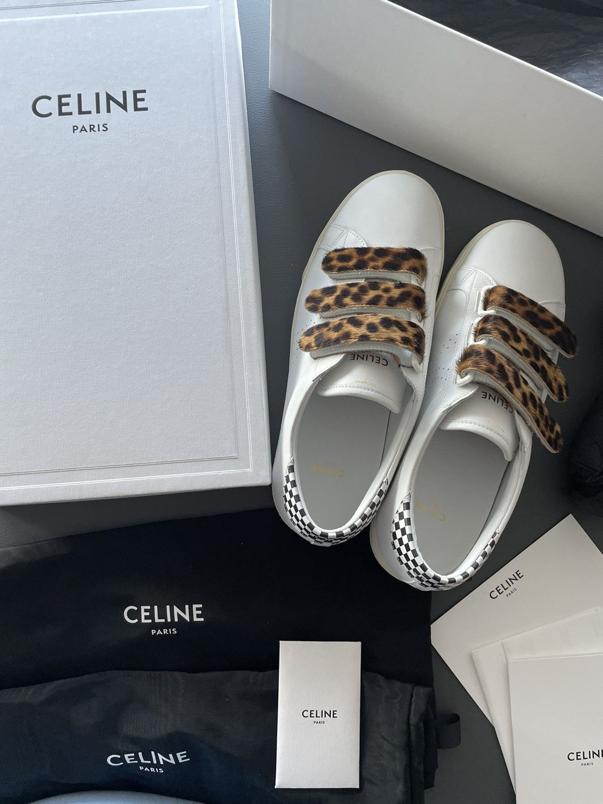 Celine × Hedi Slimane Super Runway Triomphe Celine Sneaker Brand New Size US 9 / EU 42 - 5 Thumbnail