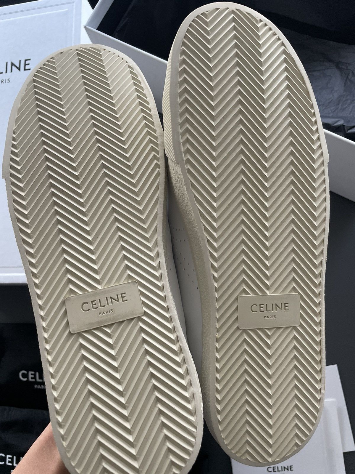 Celine × Hedi Slimane Super Runway Triomphe Celine Sneaker Brand New Size US 9 / EU 42 - 9 Thumbnail