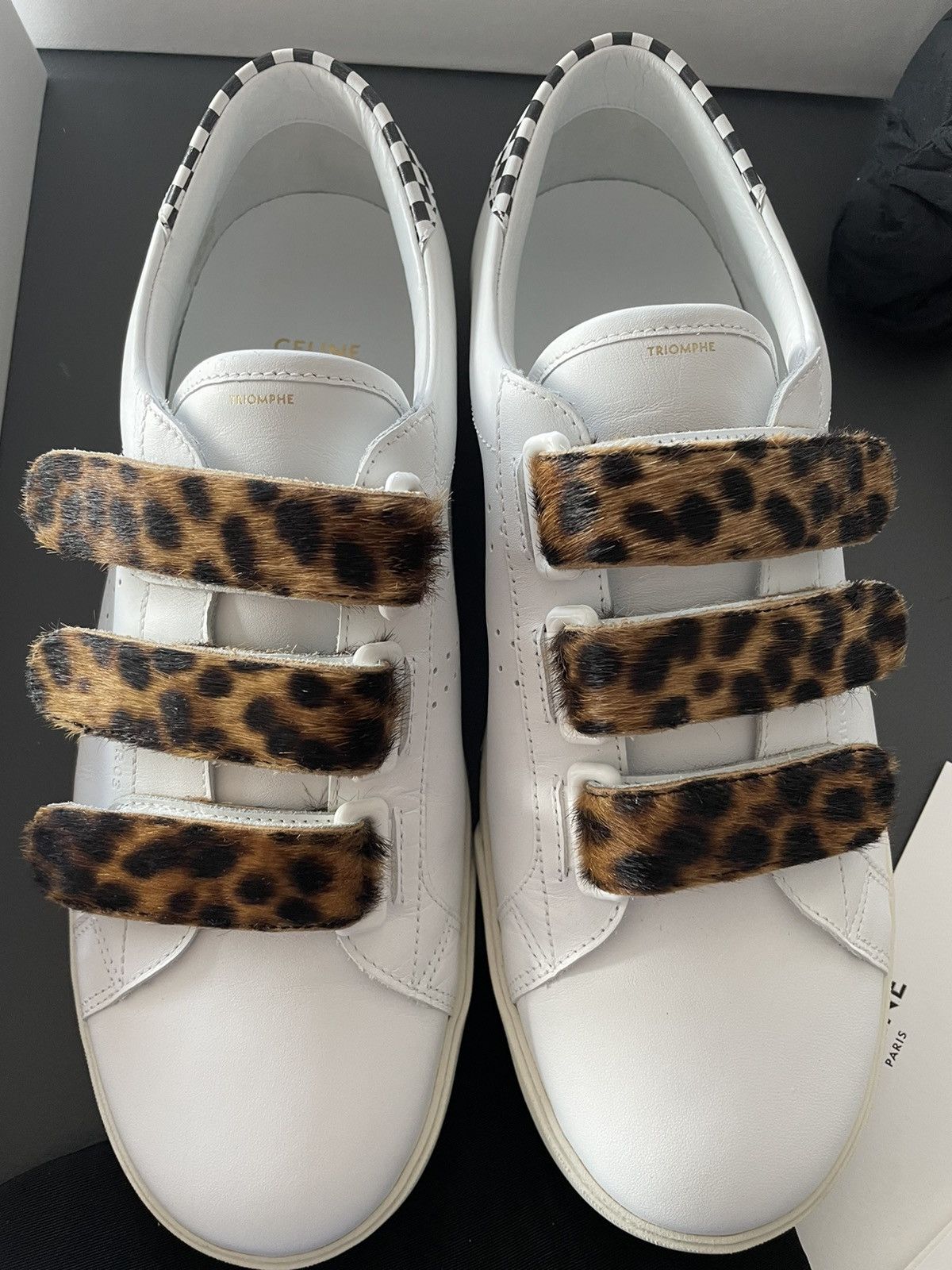 Celine × Hedi Slimane Super Runway Triomphe Celine Sneaker Brand New Size US 9 / EU 42 - 20 Thumbnail
