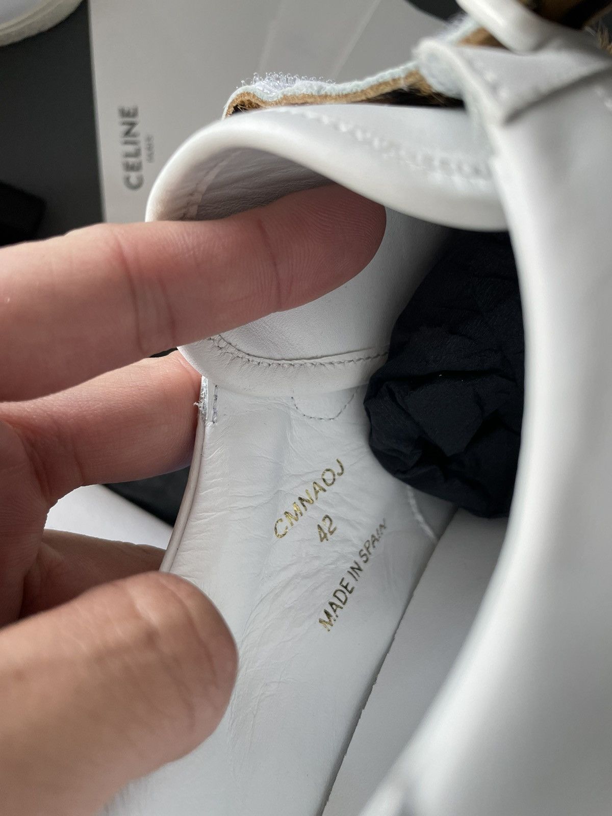 Celine × Hedi Slimane Super Runway Triomphe Celine Sneaker Brand New Size US 9 / EU 42 - 15 Thumbnail