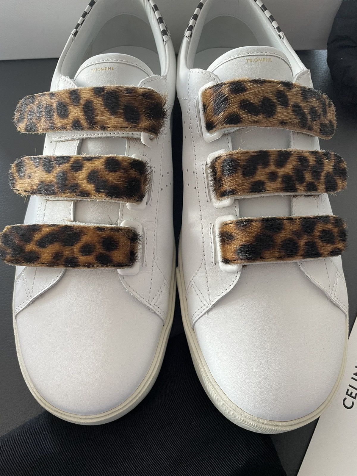 Celine × Hedi Slimane Super Runway Triomphe Celine Sneaker Brand New Size US 9 / EU 42 - 17 Thumbnail