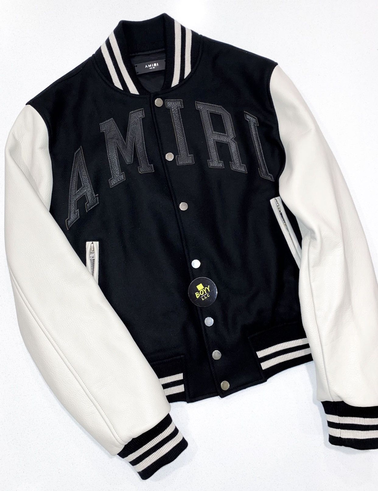 Amiri Amiri logo Bandana varsity jacket L Grailed