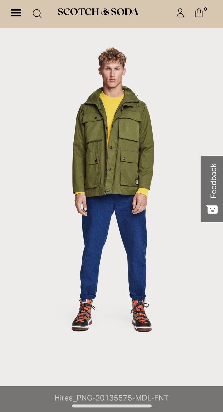 Scotch and soda clearance mixed field jacket