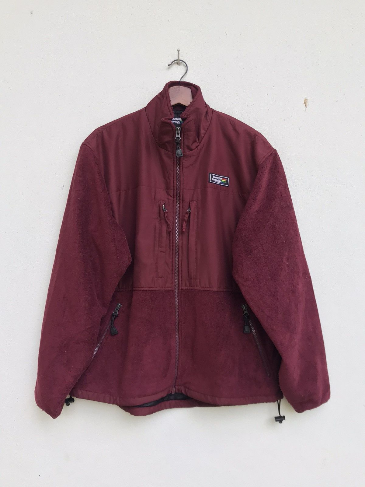 Benetton × Sports Specialties × Vintage Vintage Benetton Formula 1 Racing Team Fleece Jacket Size US M / EU 48-50 / 2 - 2 Thumbnail