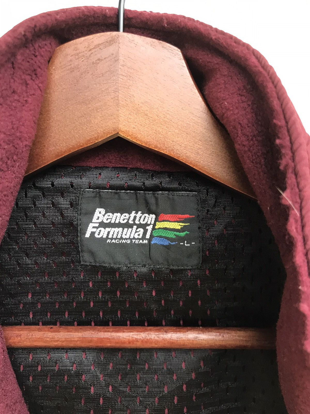 Benetton × Sports Specialties × Vintage Vintage Benetton Formula 1 Racing Team Fleece Jacket Size US M / EU 48-50 / 2 - 19 Thumbnail