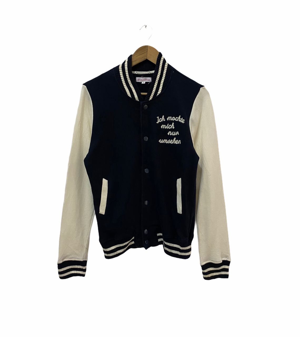 Japanese Brand × Vintage Vintage Japanese Patchwork Varsity Jacket Size US S / EU 44-46 / 1 - 2 Thumbnail