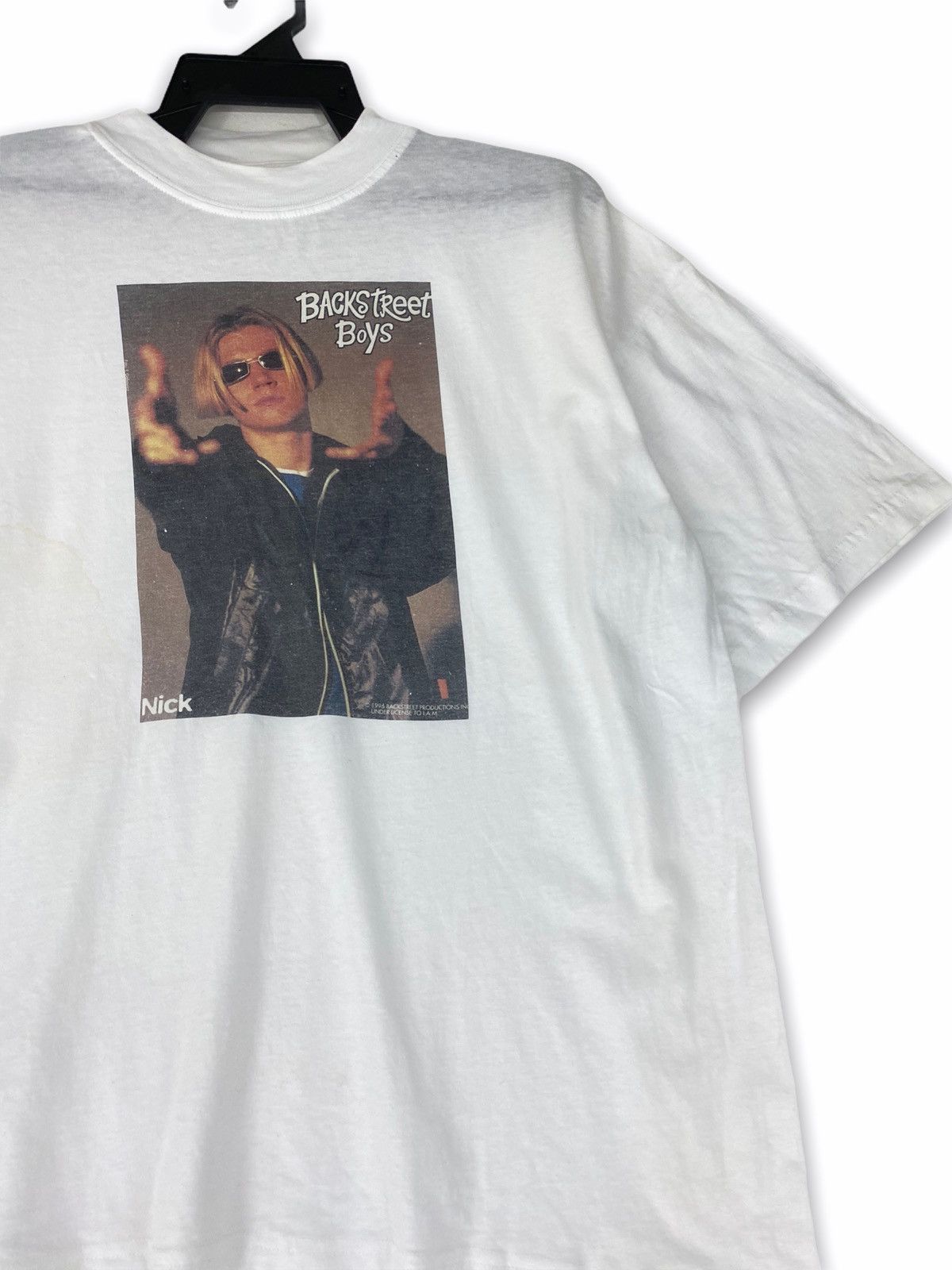 Band Tees Vintage rare 1995 Backstreet Boys Nick by Fryderyk Gabowicz Size US L / EU 52-54 / 3 - 2 Thumbnail