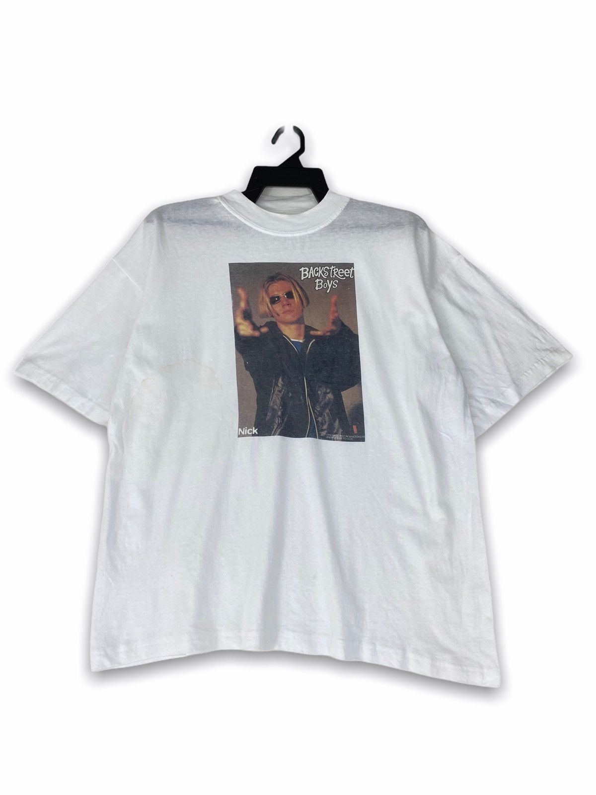 Band Tees Vintage rare 1995 Backstreet Boys Nick by Fryderyk Gabowicz Size US L / EU 52-54 / 3 - 1 Thumbnail