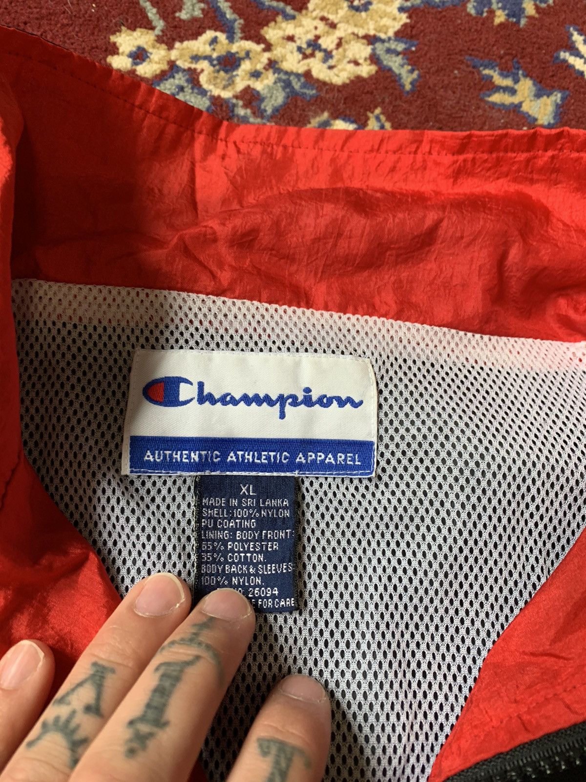 Champion Vintage Champion Windbreaker XL Size US XL / EU 56 / 4 - 4 Thumbnail