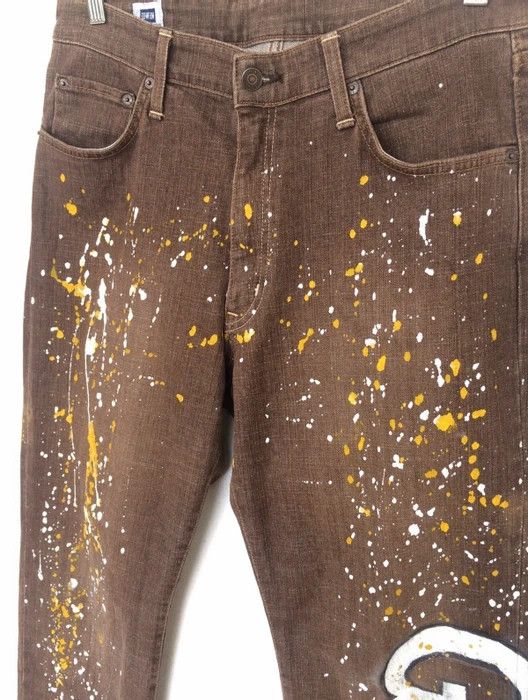 Japanese Brand Japanese Brand Edwin Painted Splash Denim Pant Size US 34 / EU 50 - 3 Thumbnail