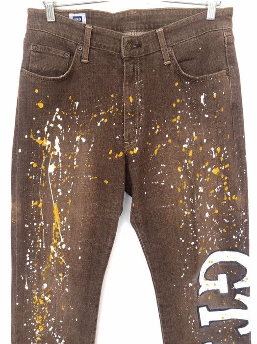 Japanese Brand Japanese Brand Edwin Painted Splash Denim Pant Size US 34 / EU 50 - 2 Thumbnail