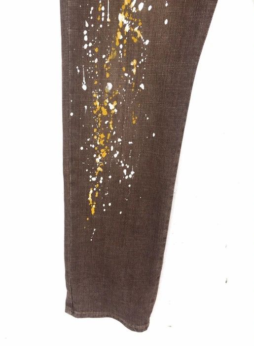 Japanese Brand Japanese Brand Edwin Painted Splash Denim Pant Size US 34 / EU 50 - 5 Thumbnail