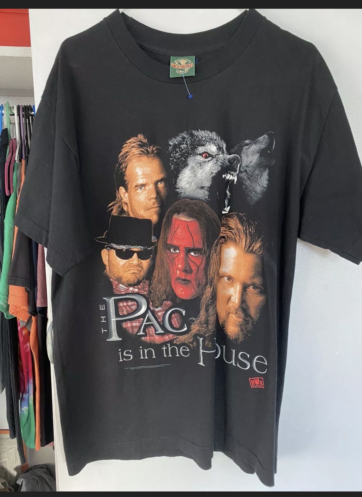 Vintage VNTG WCW NWO WOLFPAC TEE 🔥 Size US L / EU 52-54 / 3 - 1 Thumbnail