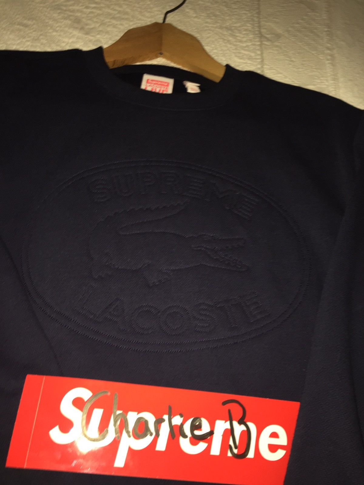 Lacoste × Supreme Supreme X Lacoste Pique Crewneck | Grailed