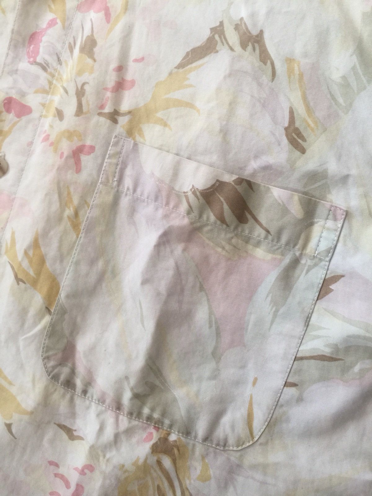 Japanese Brand × Vintage Vintage Louis chambray Floral shirt Size US L / EU 52-54 / 3 - 4 Thumbnail
