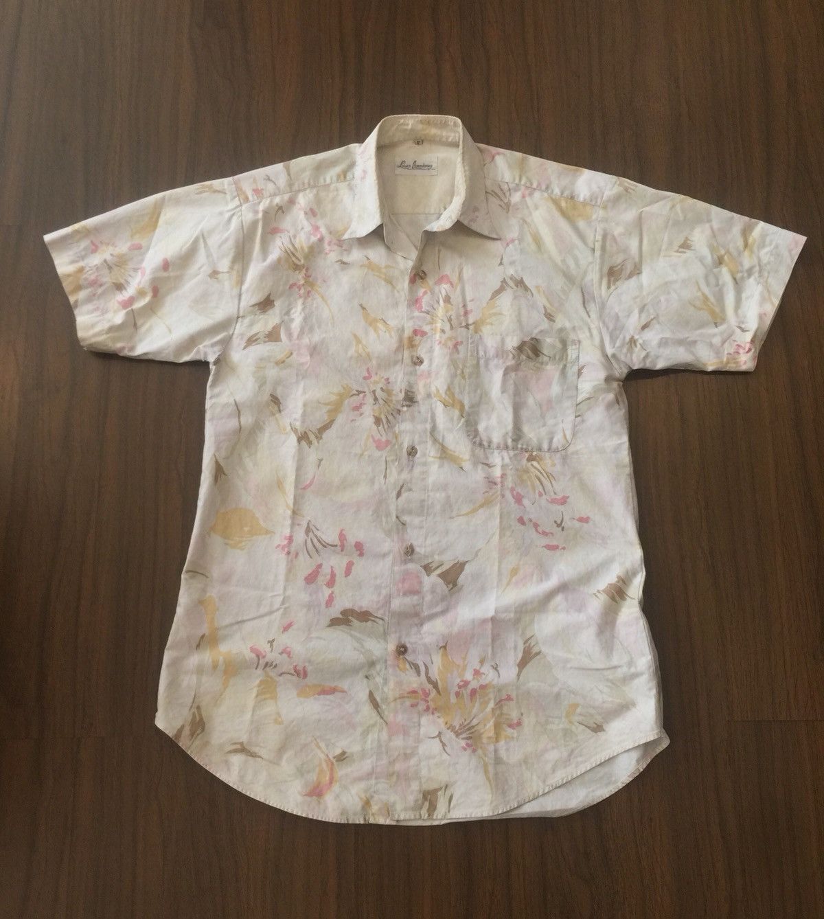 Japanese Brand × Vintage Vintage Louis chambray Floral shirt Size US L / EU 52-54 / 3 - 1 Thumbnail