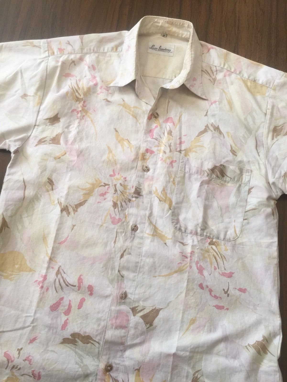 Japanese Brand × Vintage Vintage Louis chambray Floral shirt Size US L / EU 52-54 / 3 - 2 Thumbnail