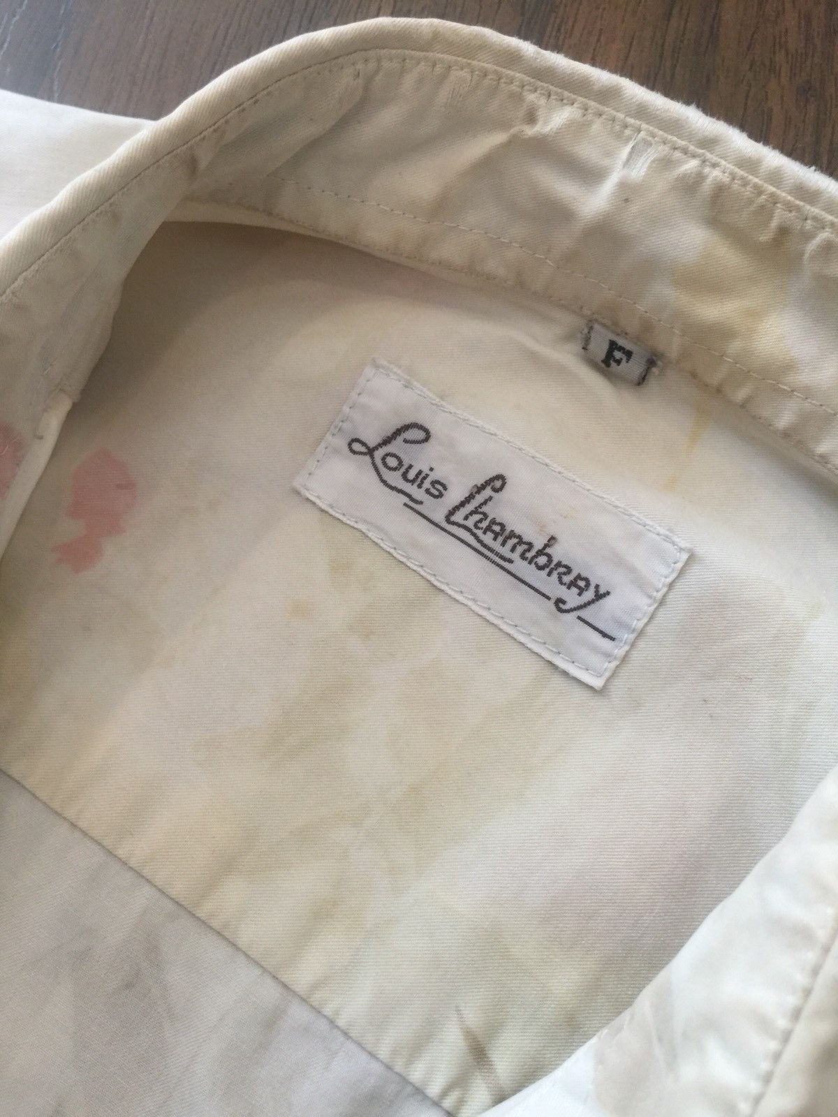 Japanese Brand × Vintage Vintage Louis chambray Floral shirt Size US L / EU 52-54 / 3 - 3 Thumbnail