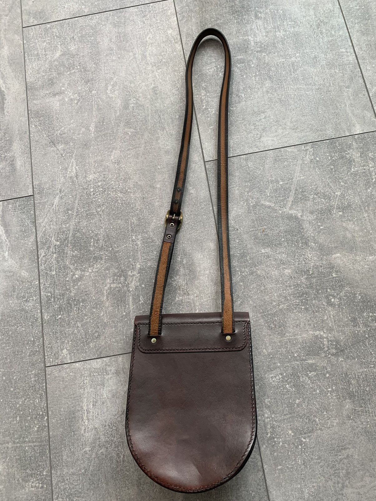 Handmade Handmade leather shoulder brown bag Size ONE SIZE - 9 Thumbnail