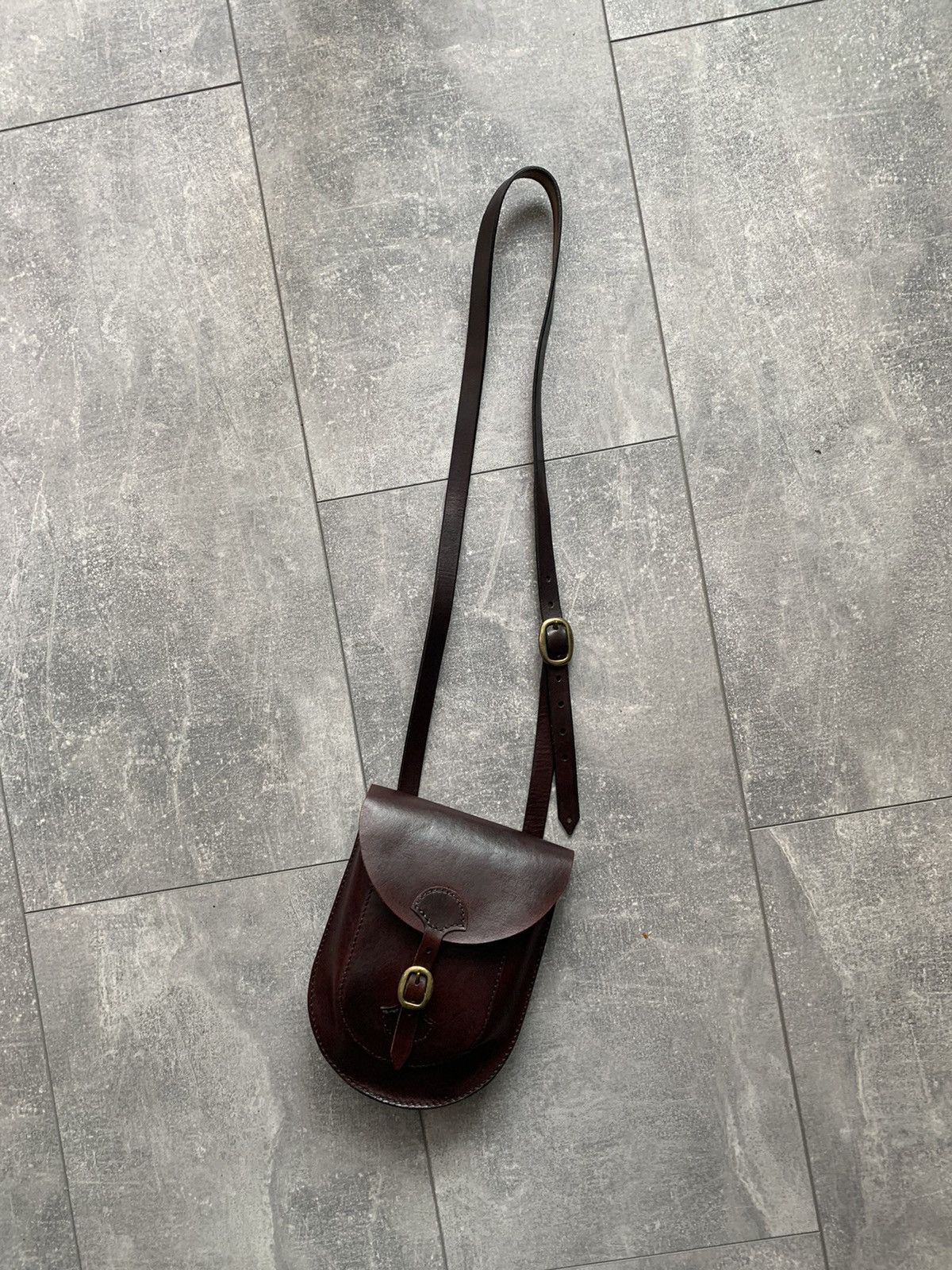 Handmade Handmade leather shoulder brown bag Size ONE SIZE - 2 Thumbnail