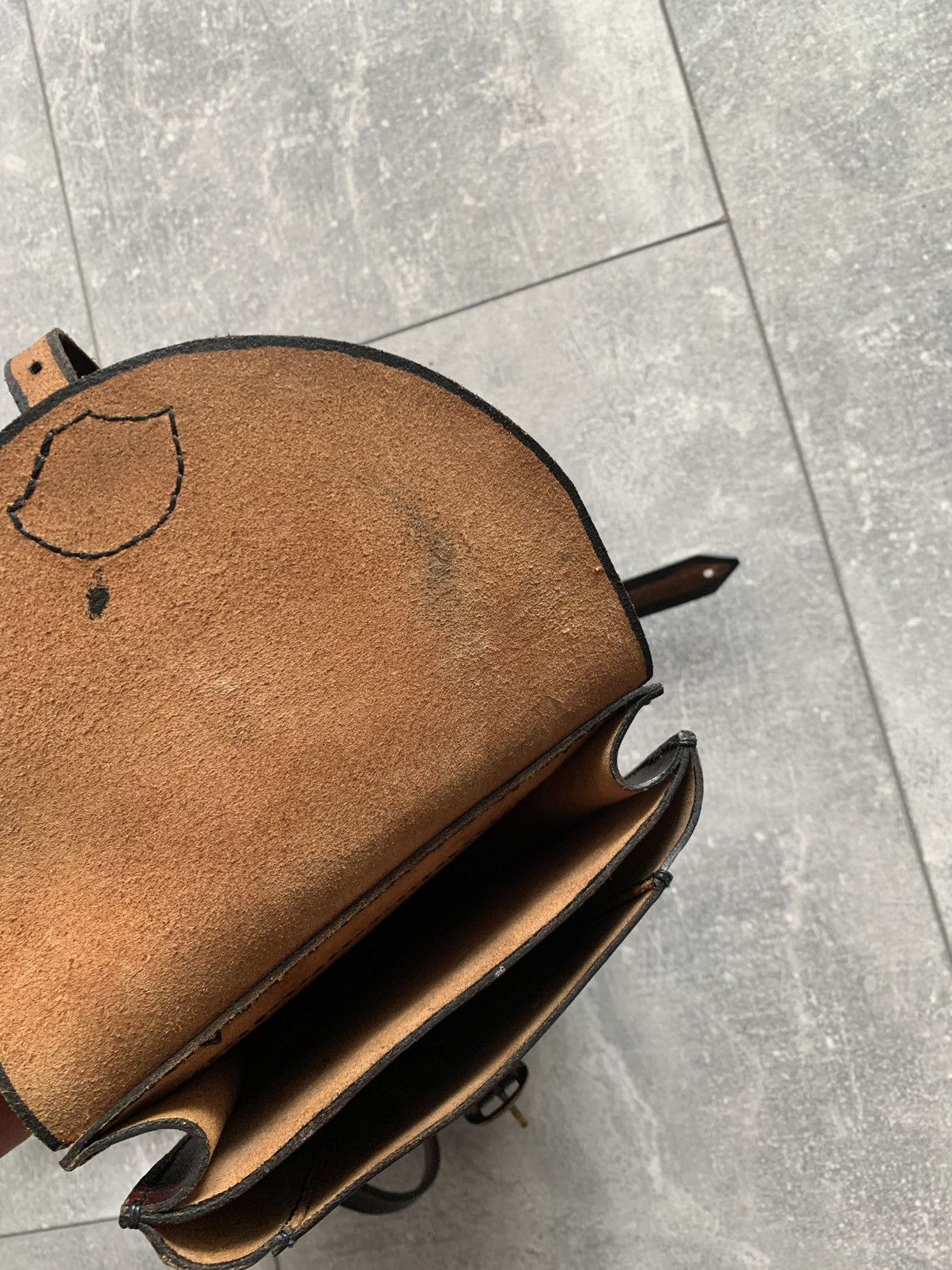 Handmade Handmade leather shoulder brown bag Size ONE SIZE - 10 Thumbnail