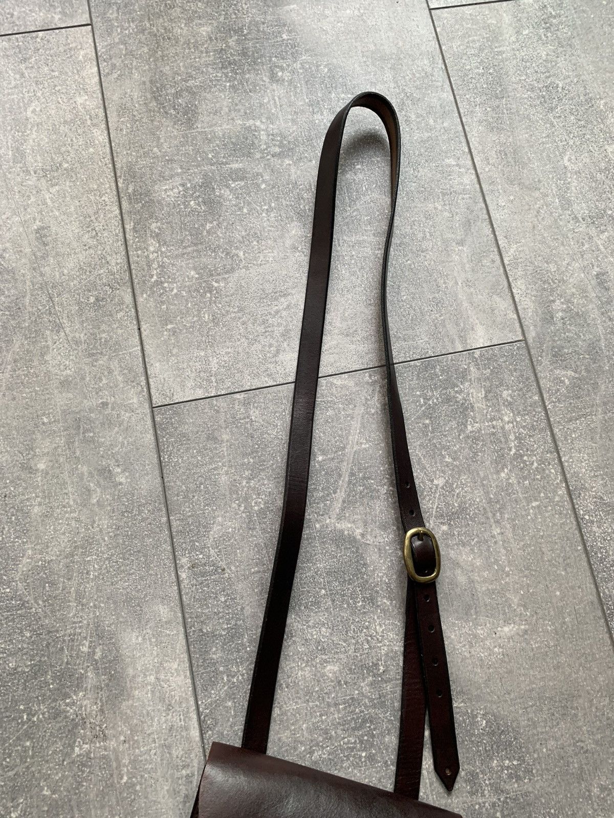Handmade Handmade leather shoulder brown bag Size ONE SIZE - 4 Thumbnail