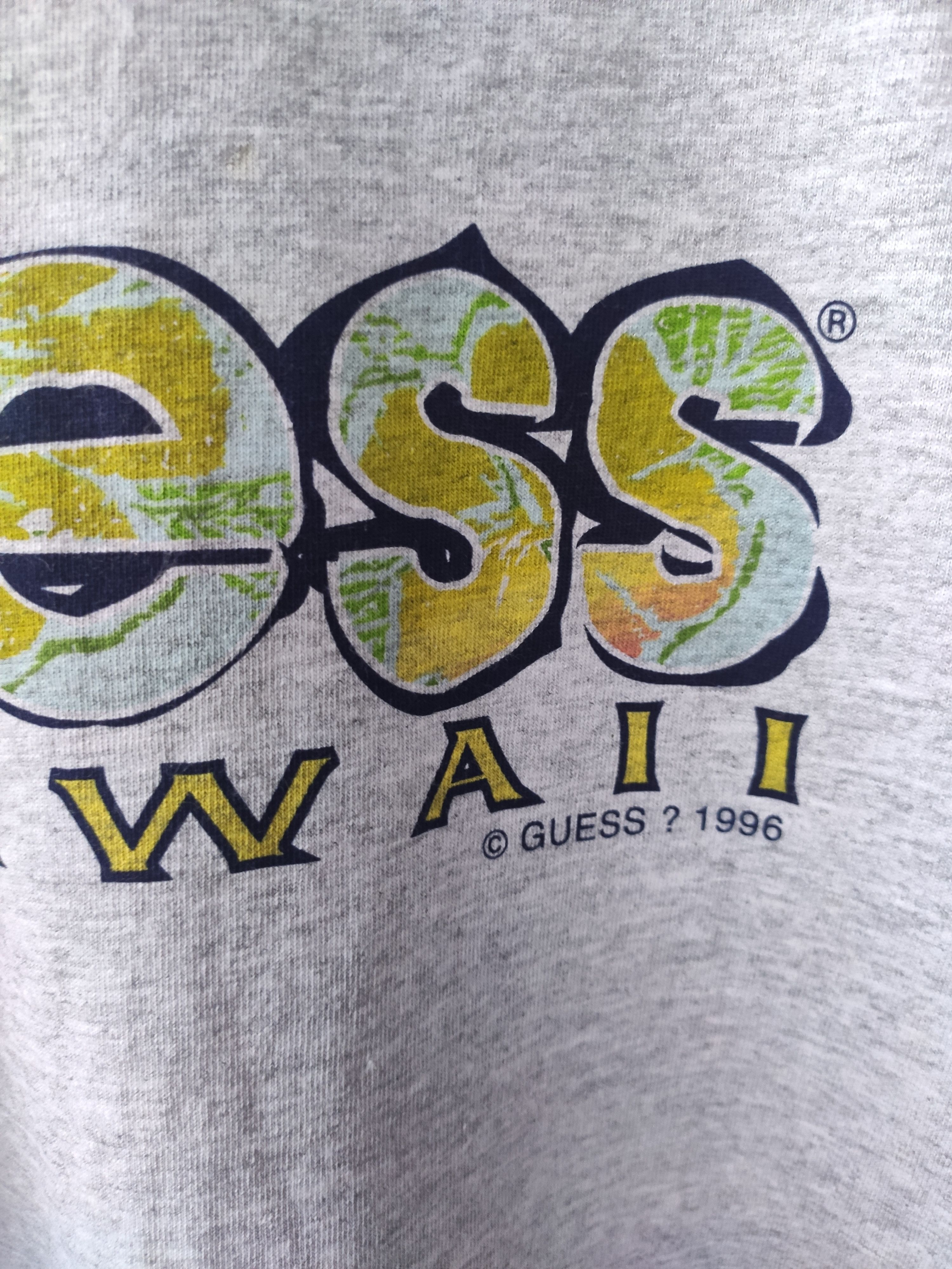 Georges Marciano 🔥 Vtg 90s Vintage Guess t shirt by Marciano Guess Hawaii Size US L / EU 52-54 / 3 - 4 Thumbnail
