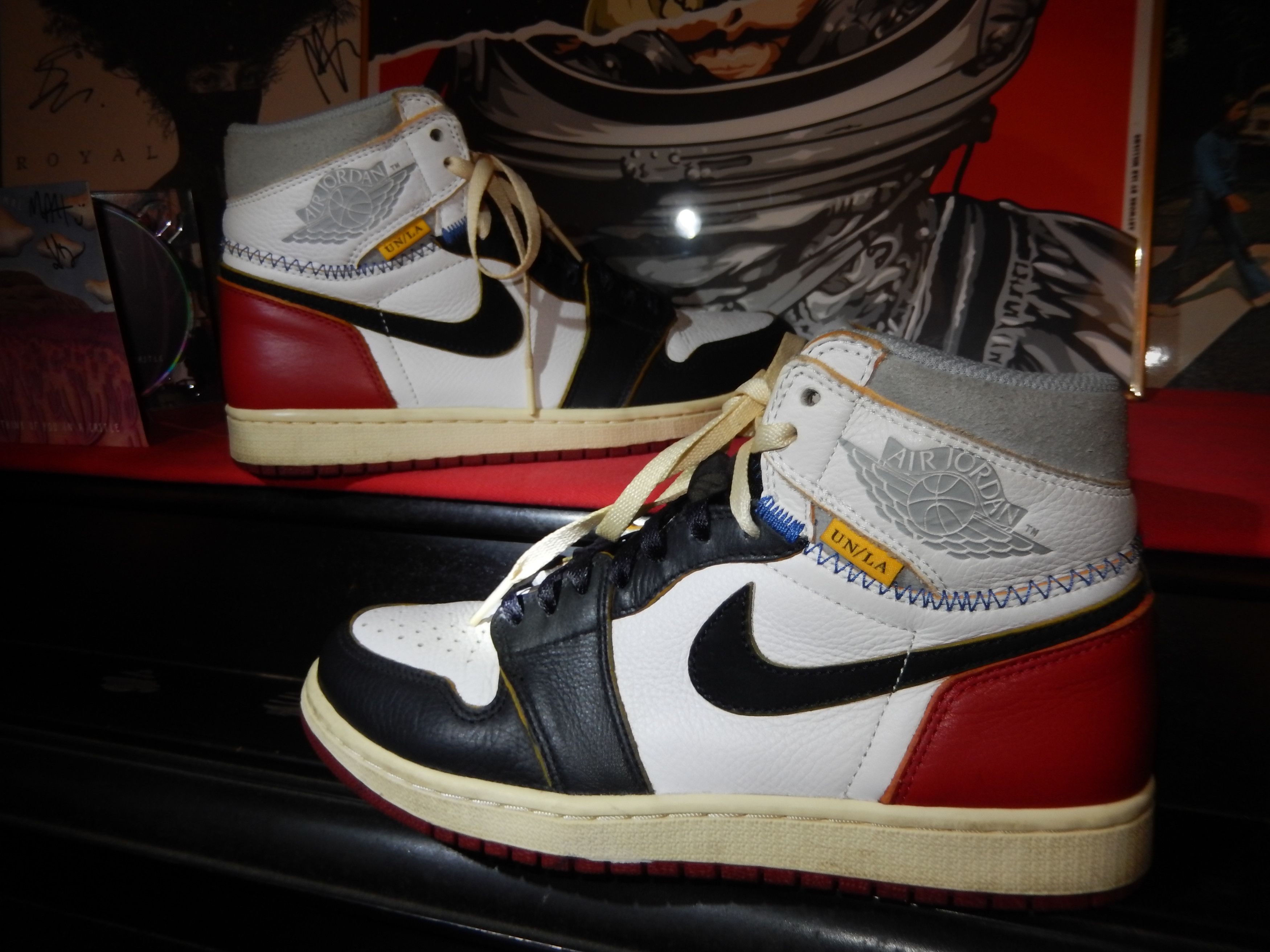 Nike Jordan 1 Retro High Union Los Angeles Black Toe | Grailed