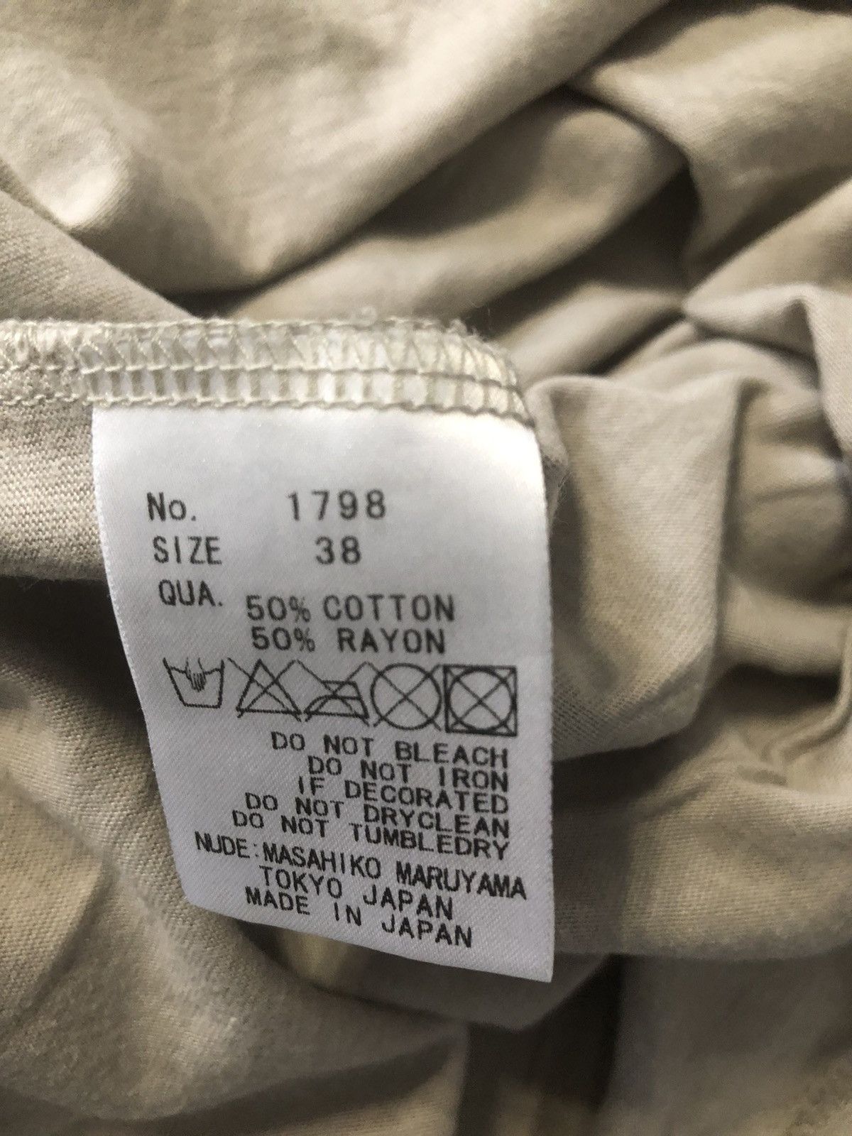 Nude: Masahiko Maruyama Nude:mm Masahiko Maruyama NDF Tee Shirt Size US M / EU 48-50 / 2 - 3 Thumbnail