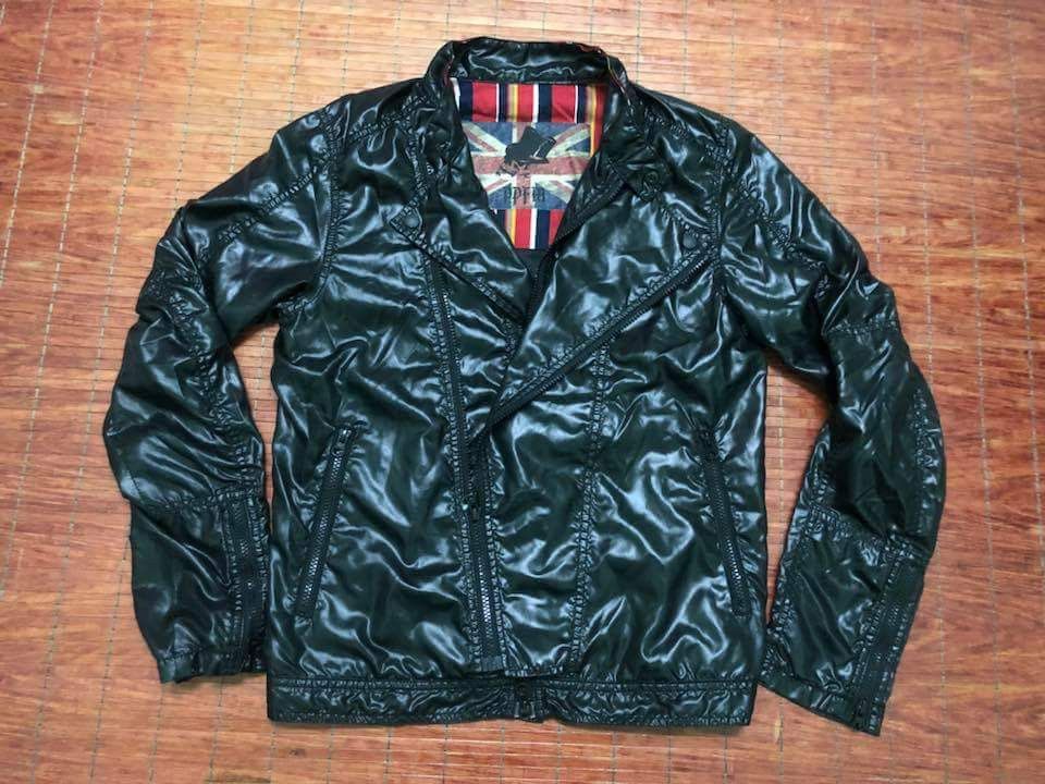Rare🔥PPFM double collar nylon biker Jackets