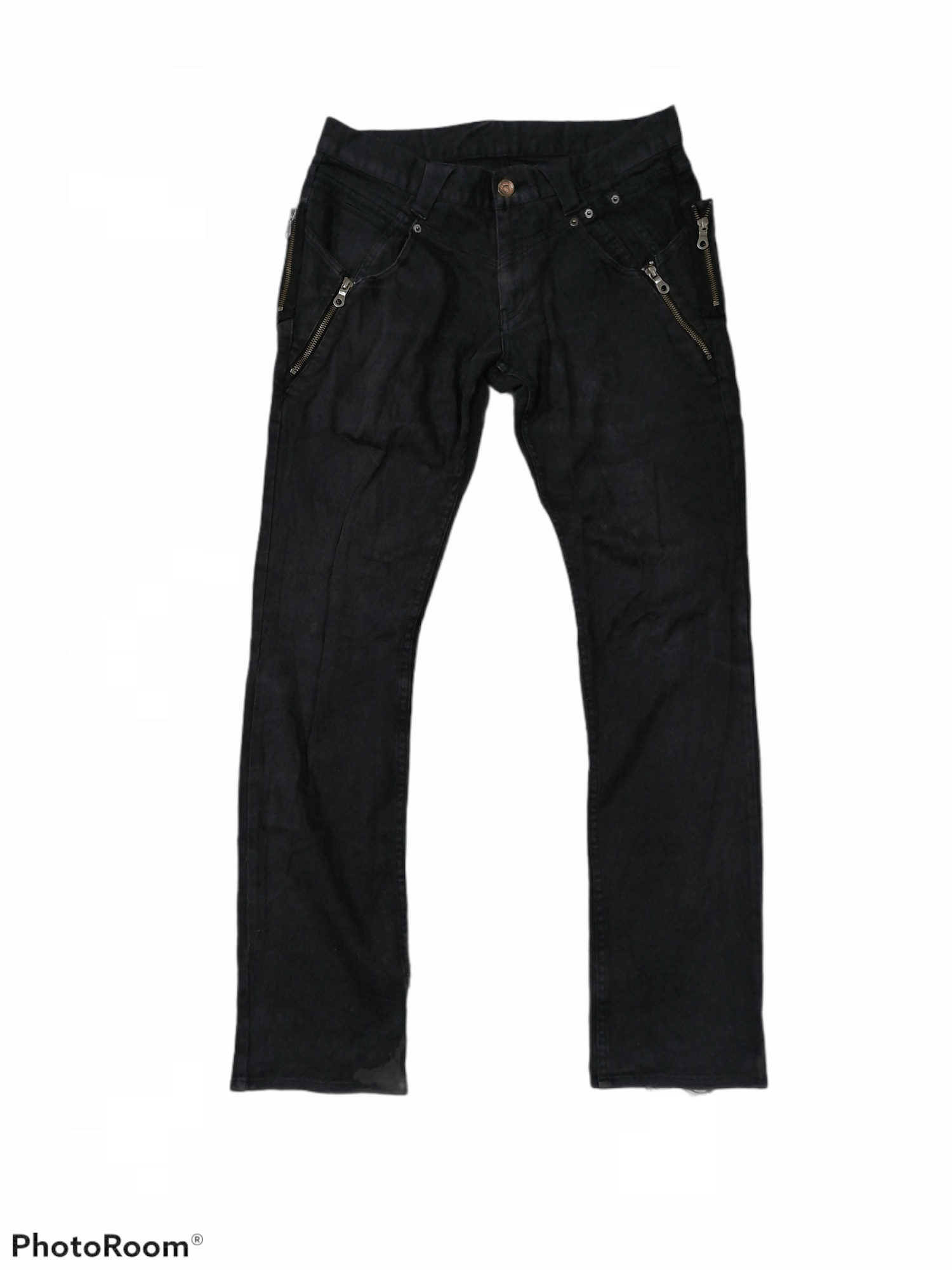 Hysteric Glamour × Japanese Brand × PPFM Japanese Brand Multizipper Pocket Ppfm Denim Pants Size US 32 / EU 48 - 1 Thumbnail